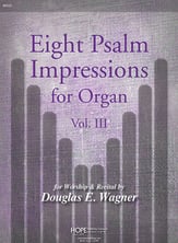 Eight Psalm Impressions, Vol. 3 Organ sheet music cover